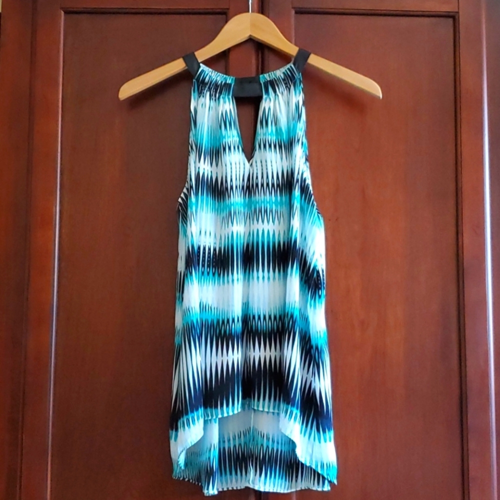 Vince Camuto Summer Safari Sleeveless Top NWT